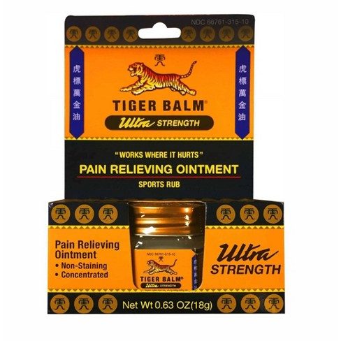 Tiger Balm Para Alívio De Dores Musculares & Articulares