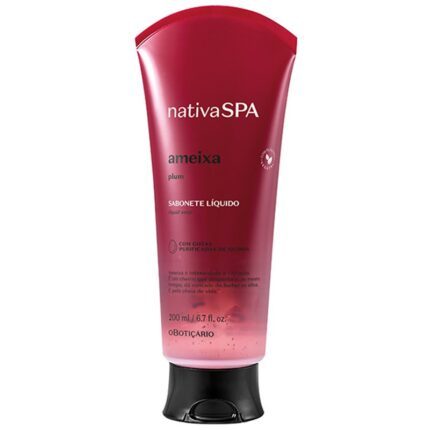 Sabonete Líquido Corporal Ameixa Nativa SPA O Boticário - 200ml