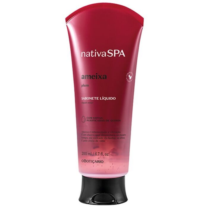 Sabonete Líquido Corporal Ameixa Nativa SPA O Boticário - 200ml