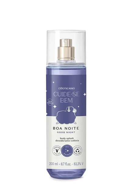 Body Splash Desodorante Colônia Boa Noite Cuide-Se Bem O Boticário - 200ml