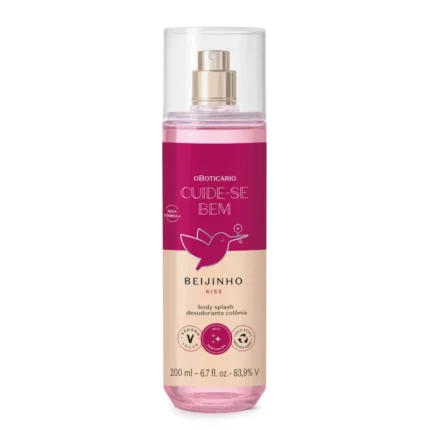 Body Splash Desodorante Colônia Beijinho Cuide-Se Bem O Boticário - 200ml