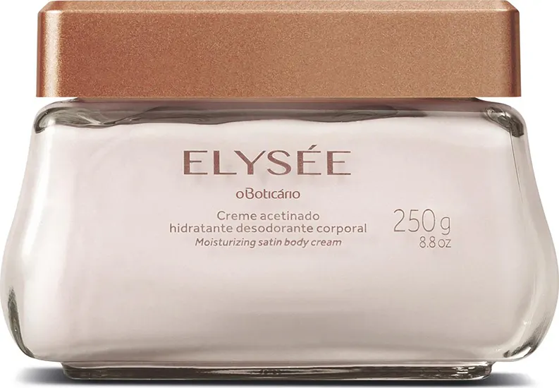 Creme Acetinado Hidratante Corporal Elysée O Boticário - 250g