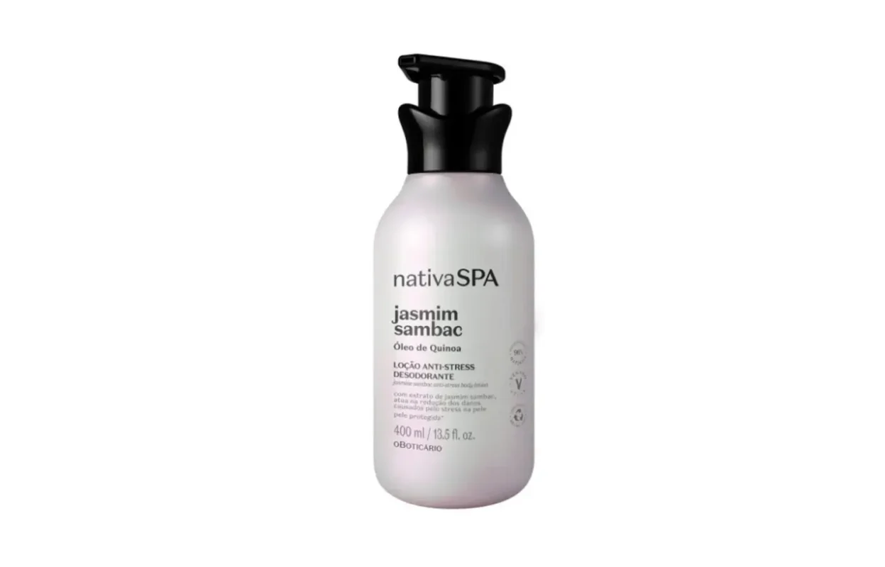 Loção Hidratante Desodorante Corporal Jasmim Sambac Nativa SPA O Boticário - 400ml