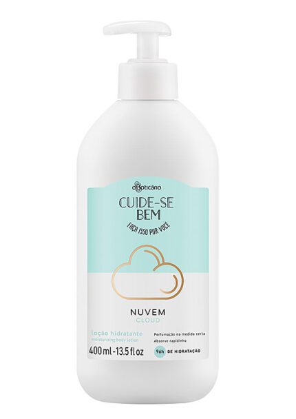 Loção Hidratante Desodorante Corporal Nuvem Cuide-Se Bem O Boticário - 400ml