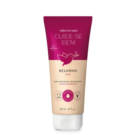 oção Desodorante Hidratante Corporal Beijinho Cuide-Se Bem O Boticário - 200ml