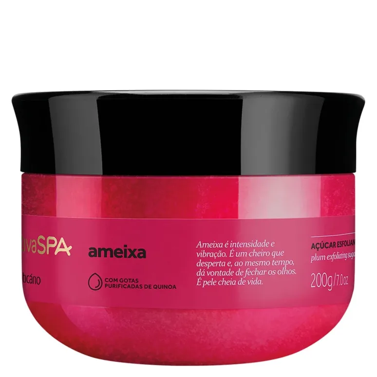 Açúcar Esfoliante Óleo Desodorante Ameixa Nativa SPA O Boticário- 200g