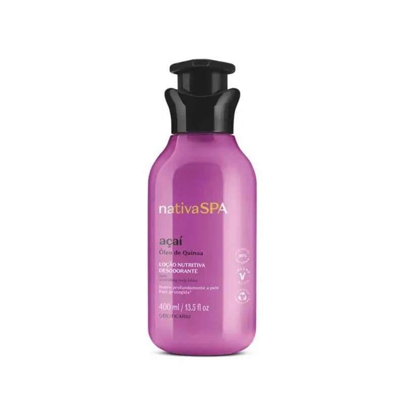 Loção Hidratante Corporal Açaí Nativa SPA O Boticário - 400ml