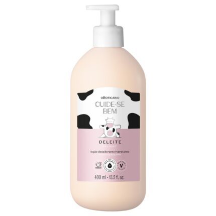 Loção Desodorante Hidratante Corporal Deleite Cuide-Se Bem O Boticário - 400ml