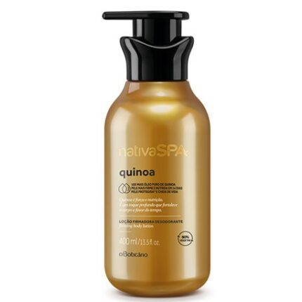 Loção Firmadora Desodorante Corporal Quinoa Nativa SPA O Boticário - 400ml