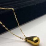 Colar Gota Pequena Dourada