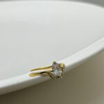 Anel Luar Gota - Dourada