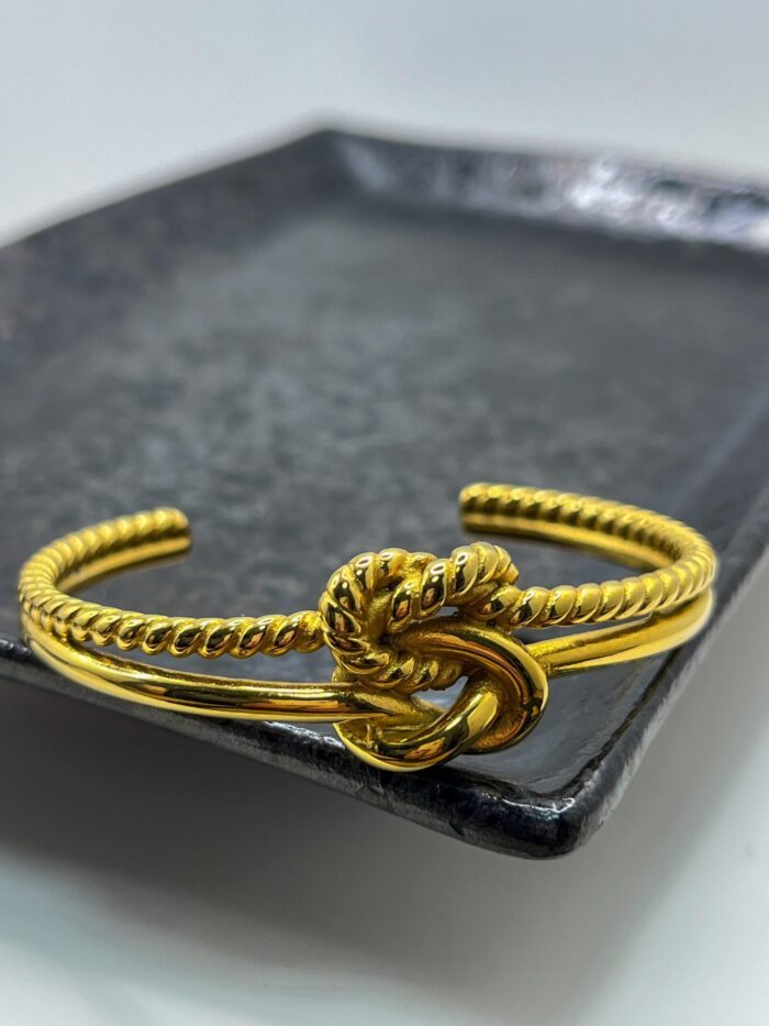 Bracelete Aurora Nó Dourado