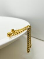 Brinco Valentine's Corrente Dupla Dourado