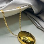 Colar Esfera Maxi Dourado