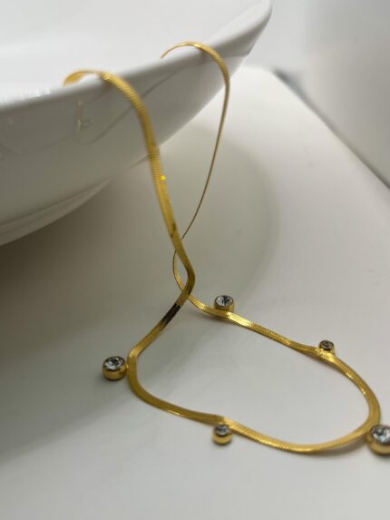 Colar Gargantilha Luar Dourado
