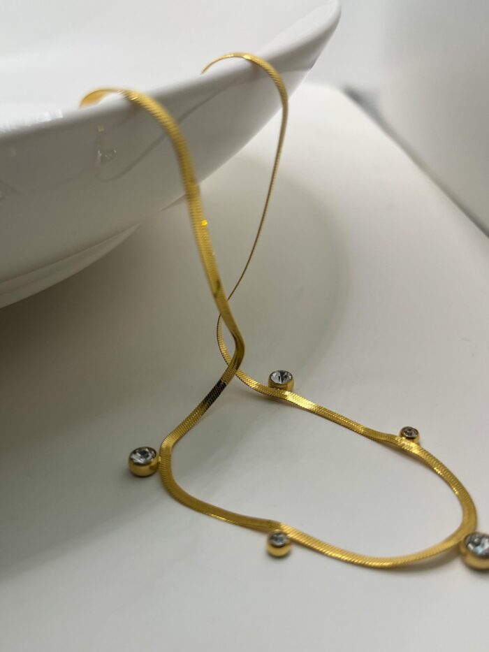 Colar Gargantilha Luar Dourado