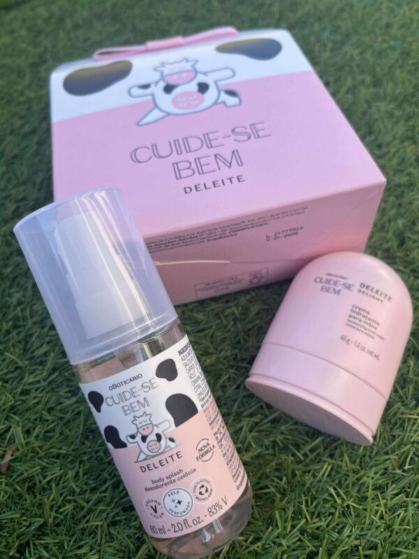 Estojo Natal Cuide-Se Bem Deleite - Body Splash 60ml + Creme Para Mãos 45g