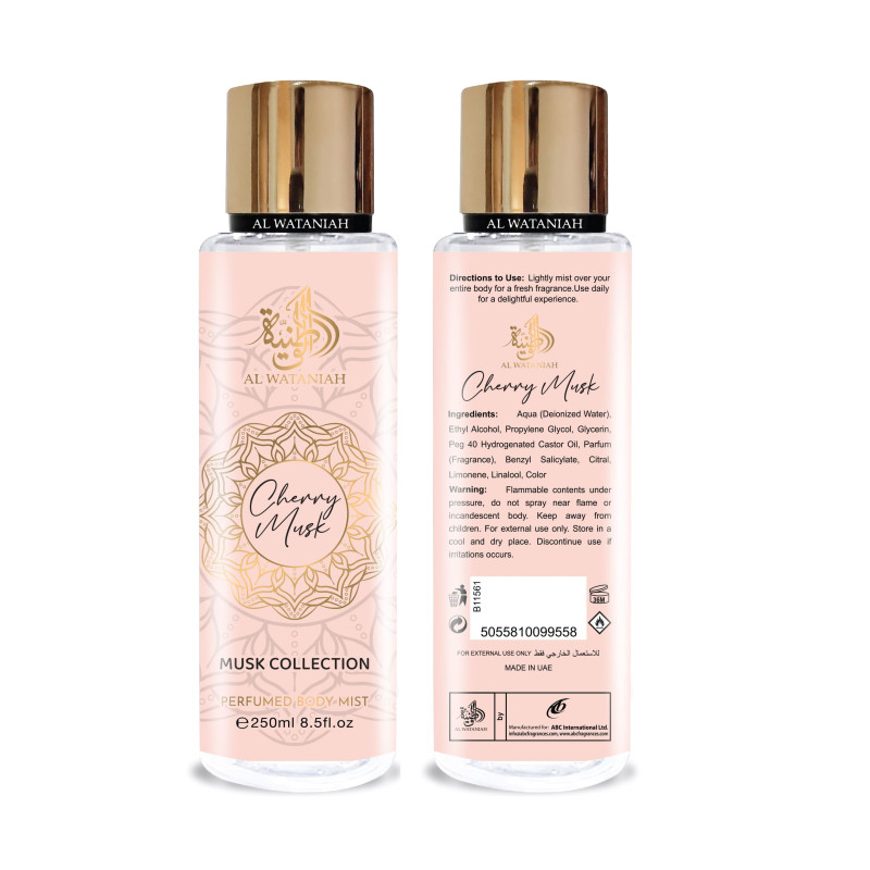 Body Mist Cherry Musk Al Wataniah